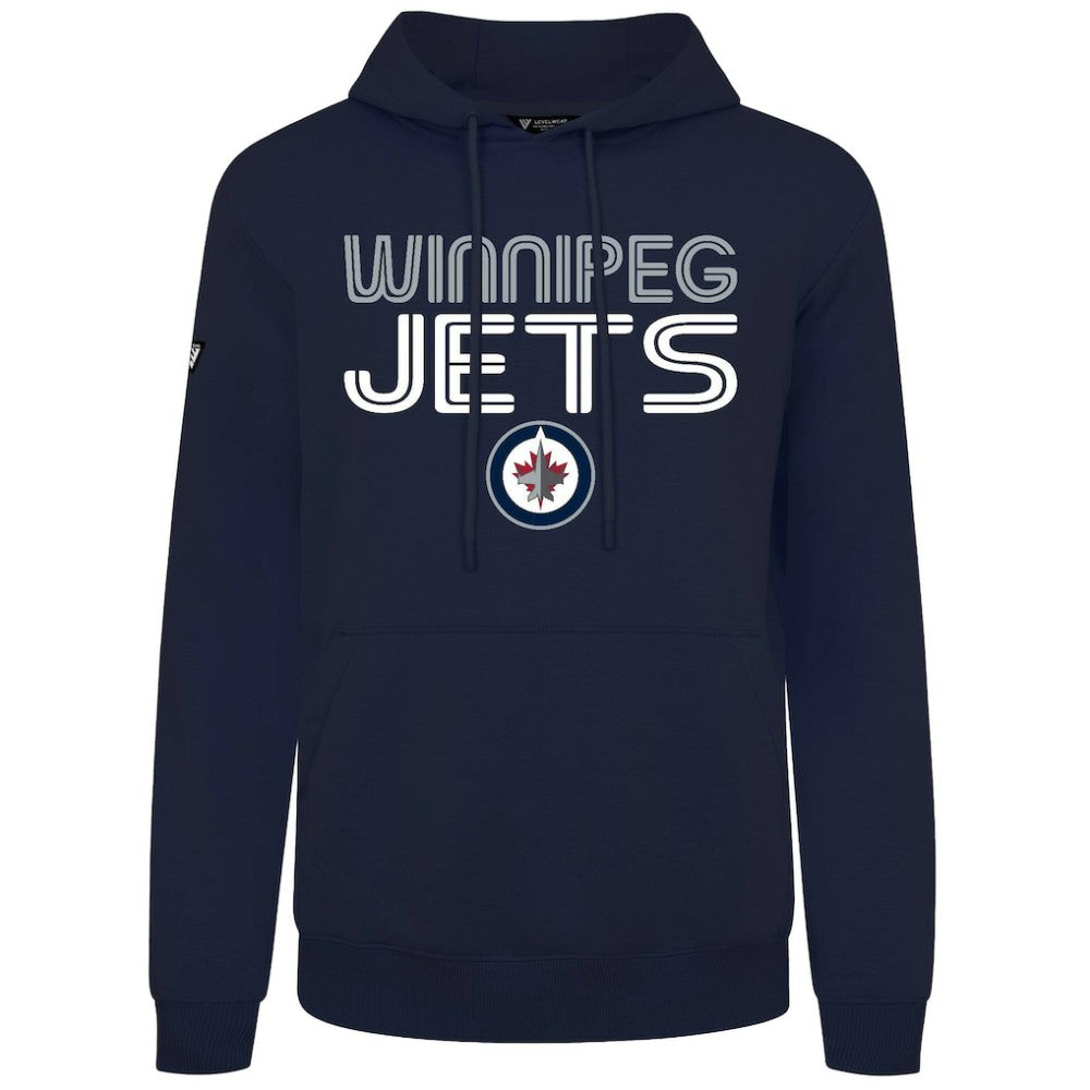 Winnipeg Jets Levelwear Podium Lanes Hoodie - Navy - NHL 203844273