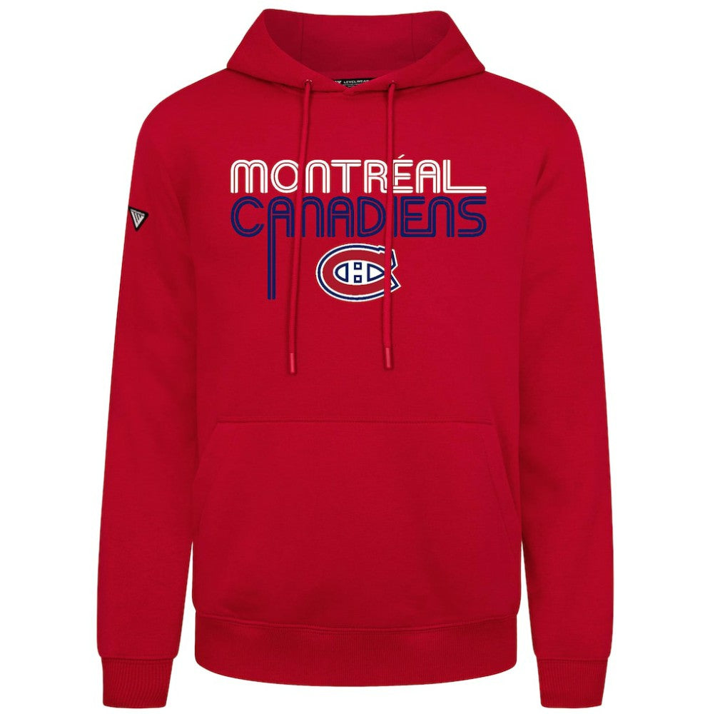 Montreal Canadiens Levelwear Podium Lanes Hoodie - Red - NHL 203844276