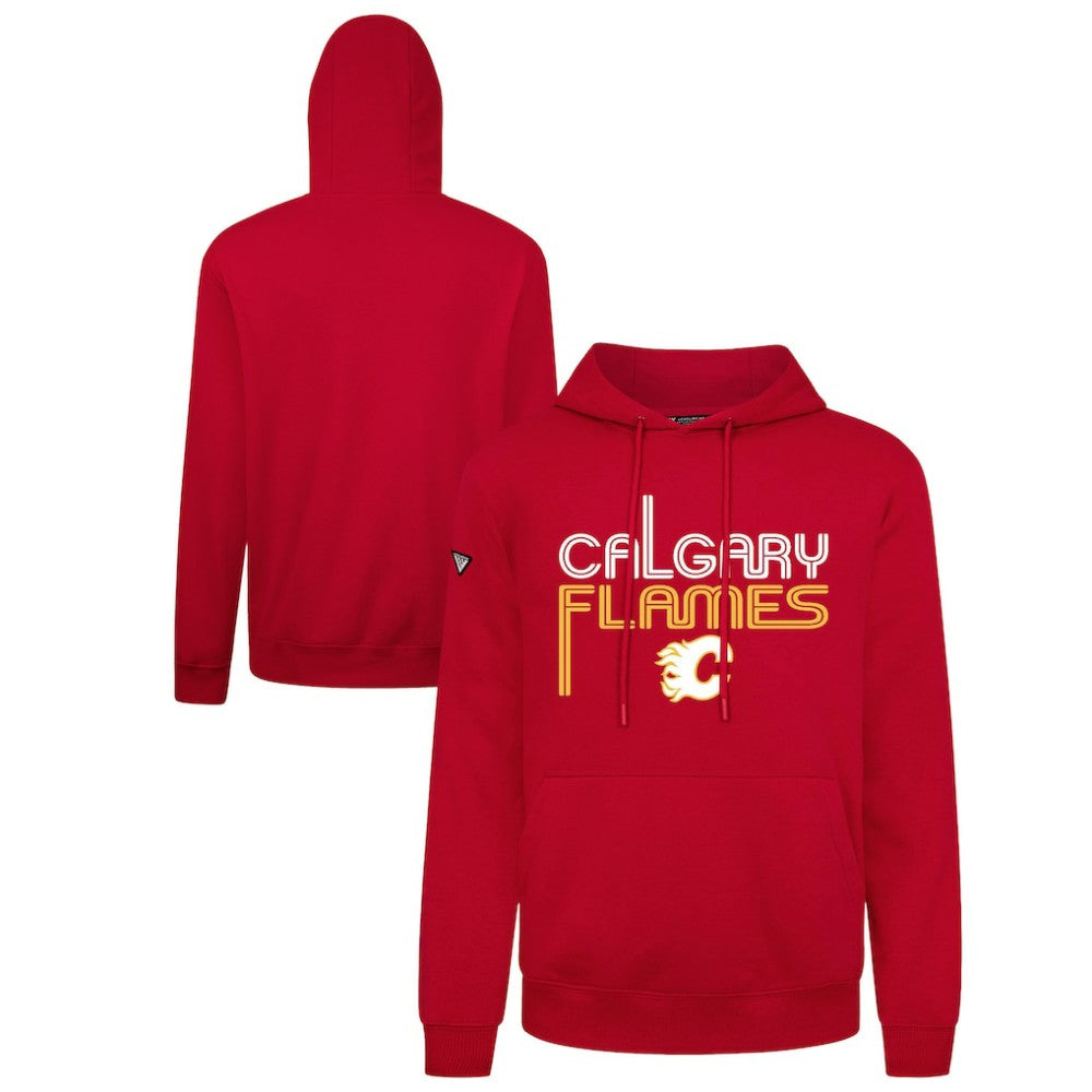 Calgary Flames Levelwear Podium Lanes Hoodie - Red - NHL 203844277