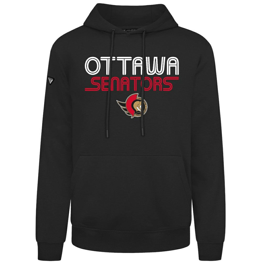 Ottawa Senators Levelwear Podium Lanes Hoodie - Black - NHL 203844280