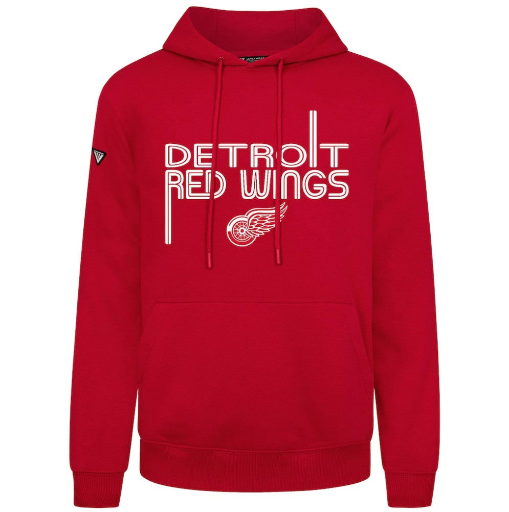 Detroit Red Wings Levelwear Podium Lanes Hoodie - Red - NHL 203844284