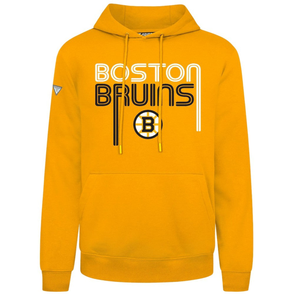 Boston Bruins Levelwear Podium Lanes Hoodie - Gold - NHL 203844285