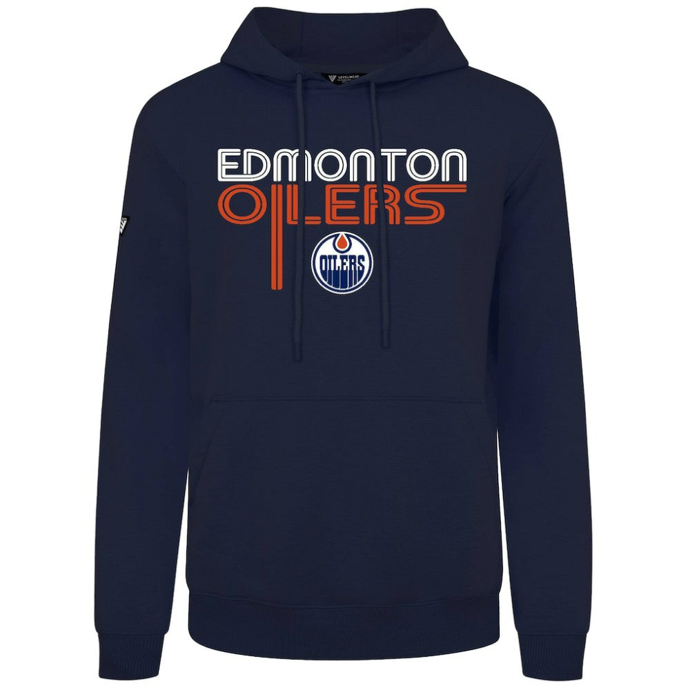 Edmonton Oilers Levelwear Podium Lanes Hoodie - Navy - NHL 203844286
