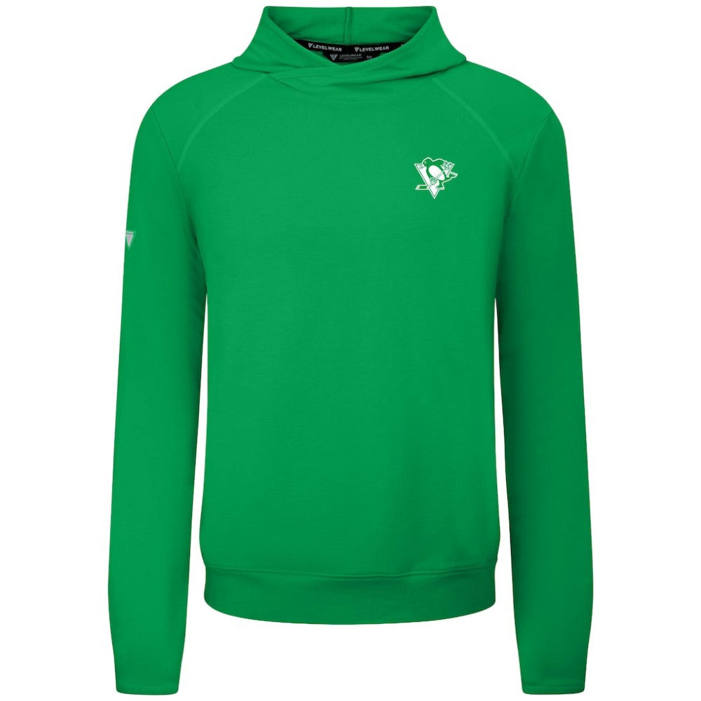 Pittsburgh Penguins Levelwear St. Patrick's Day Mandate Tri-Blend Hoodie - Green - NHL 203844408