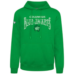 Columbus Blue Jackets Levelwear St. Patrick's Day Podium Hoodie - Green - NHL 203844418