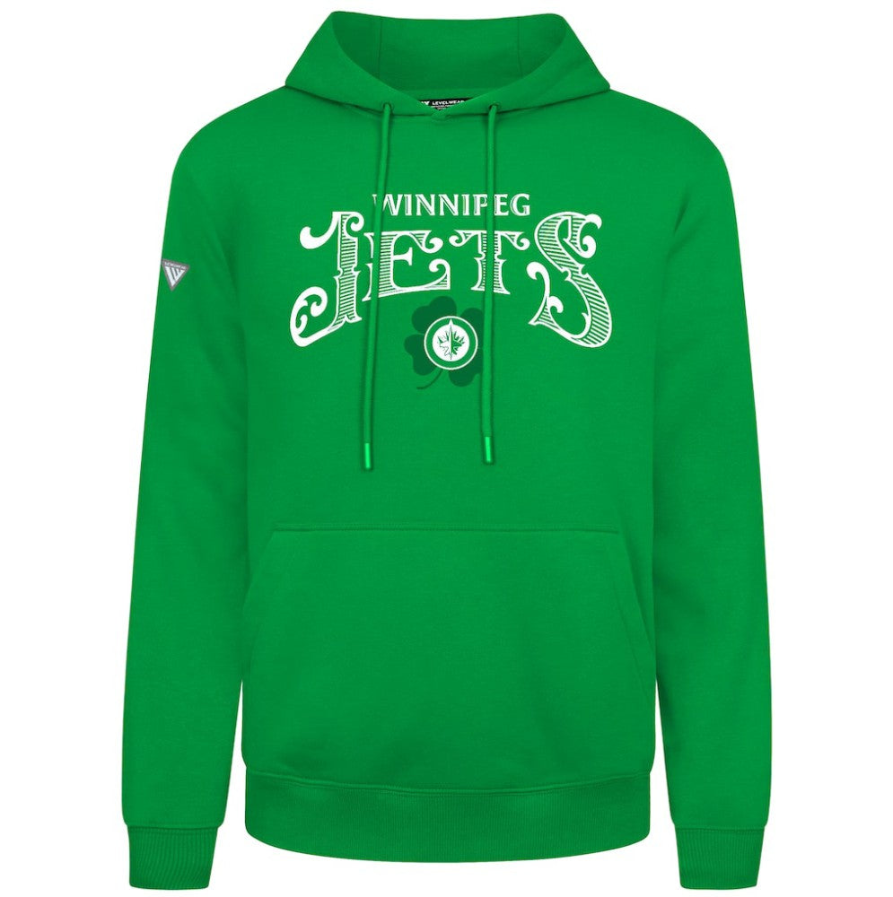 Winnipeg Jets Levelwear St. Patrick's Day Podium Hoodie - Green - NHL 203844423