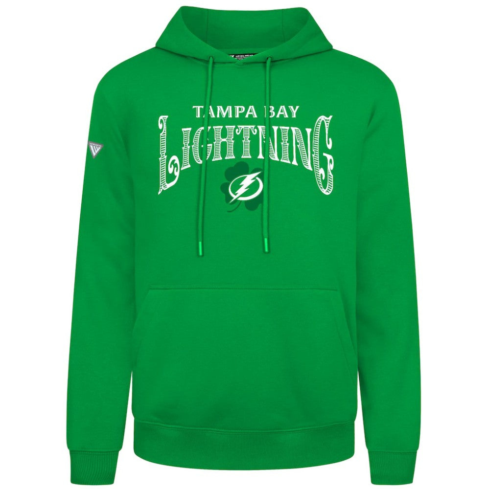 Tampa Bay Lightning Levelwear St. Patrick's Day Podium Hoodie - Green - NHL 203844427