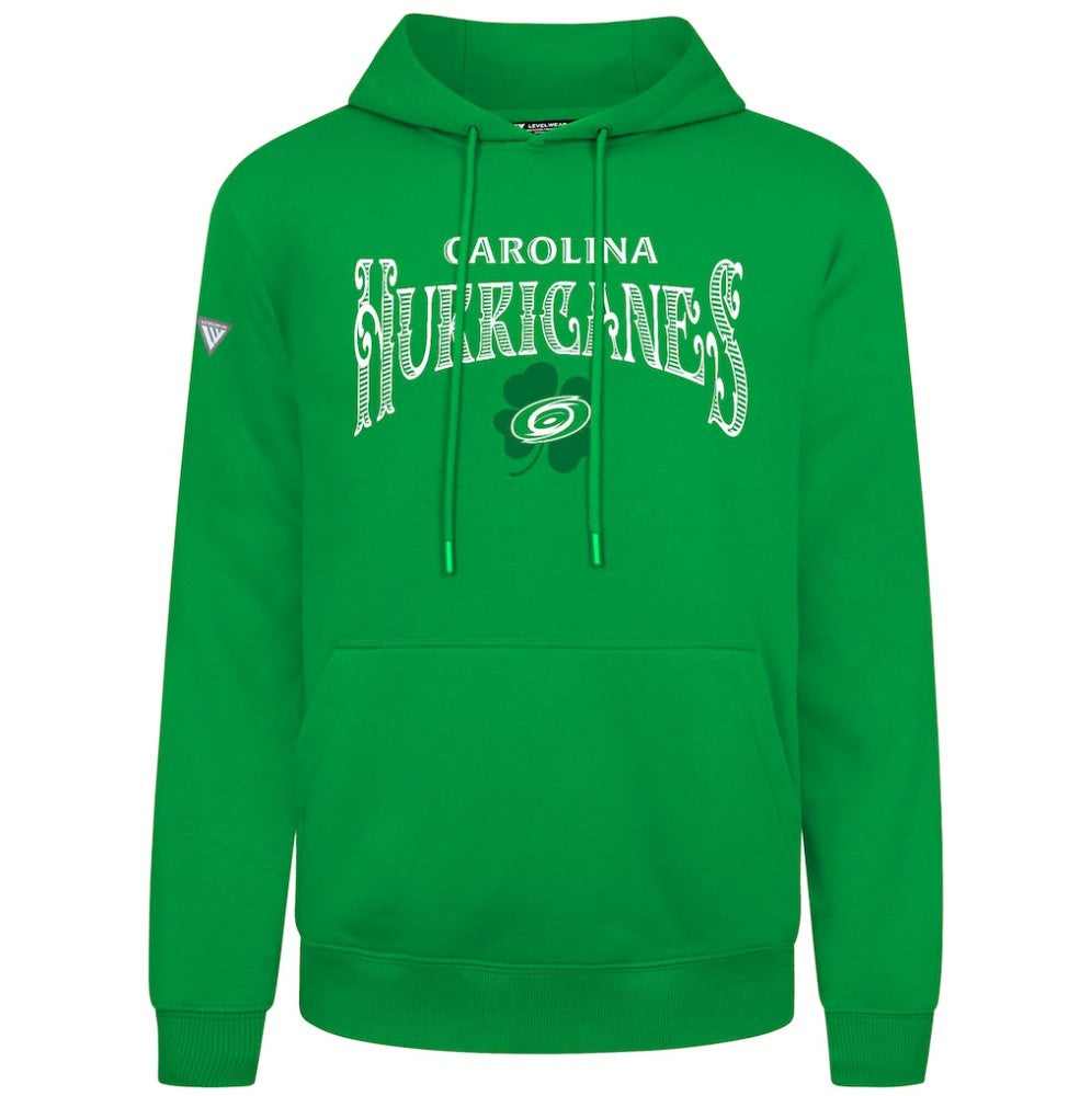 Carolina Hurricanes Levelwear St. Patrick's Day Podium Hoodie - Green - NHL 203844432
