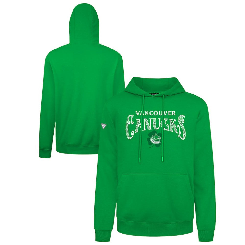 Vancouver Canucks Levelwear St. Patrick's Day Podium Hoodie - Green - NHL 203844437