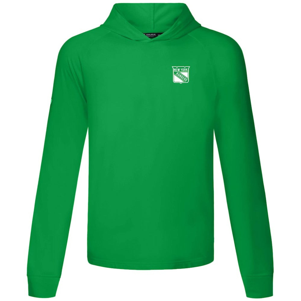 New York Rangers Levelwear St. Patrick's Day Dimension Hoodie - Green - NHL 203844450