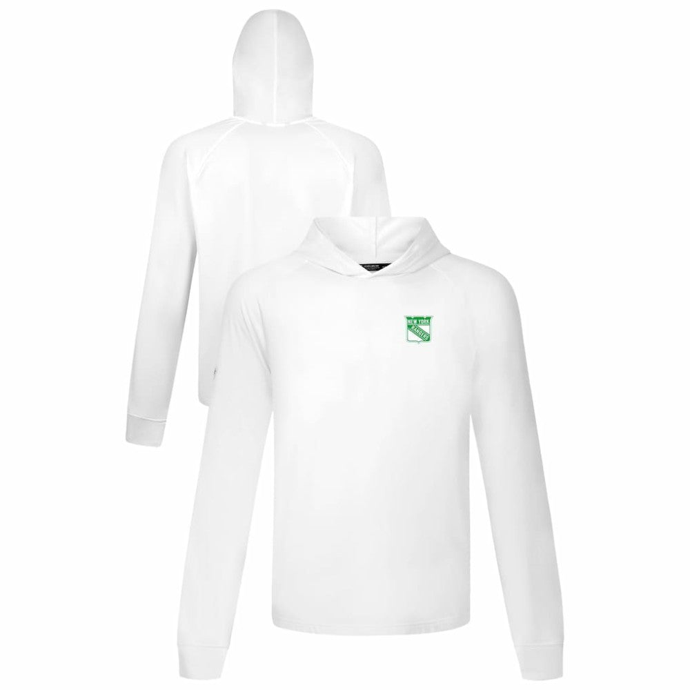 New York Rangers Levelwear St. Patrick's Day Dimension Hoodie - White - NHL 203844451
