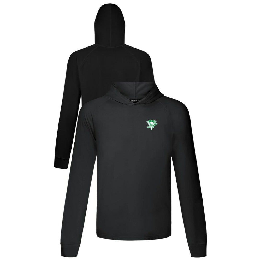 Pittsburgh Penguins Levelwear St. Patrick's Day Dimension Hoodie - Black - NHL 203844452
