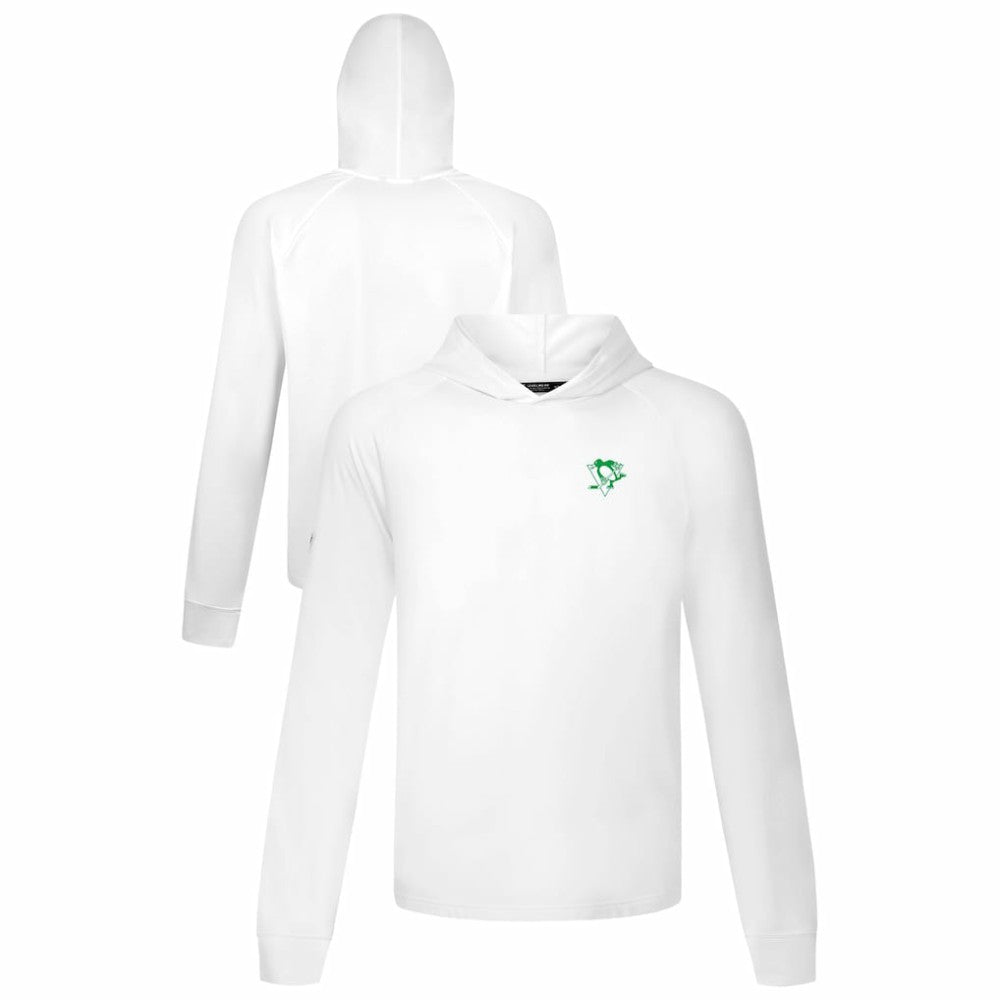 Pittsburgh Penguins Levelwear St. Patrick's Day Dimension Hoodie - White - NHL 203844454
