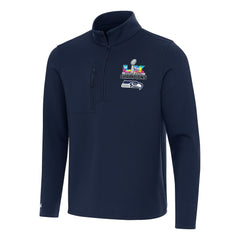 Seattle Seahawks Antigua Super Bowl LX Champions Insider Quarter-Zip Pullover College Navy