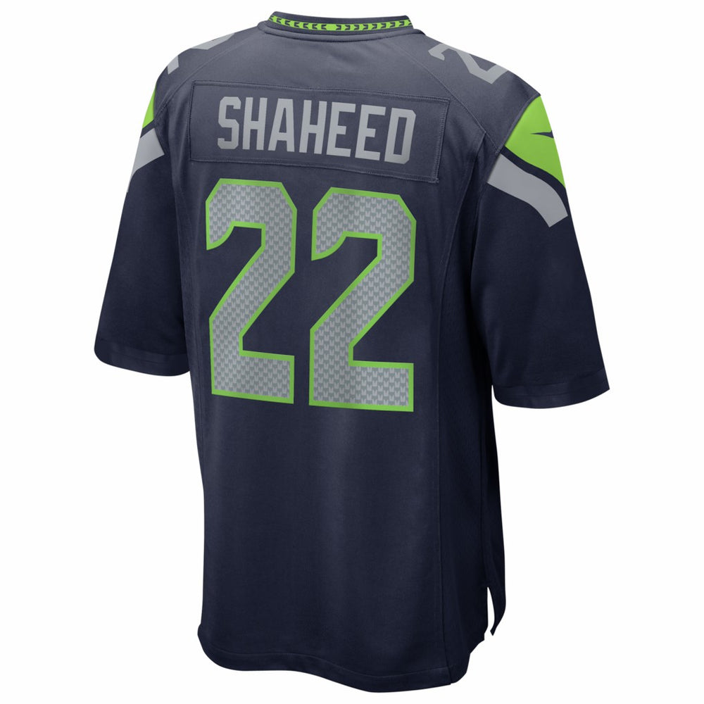 Nike Rashid Shaheed Seattle Seahawks Super Bowl LX Patch Game Jersey College Navy