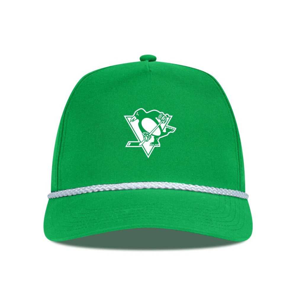 Pittsburgh Penguins Levelwear St. Patrick's Day Gambit Rope Adjustable Hat - Kelly Green - NHL 203846236