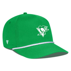 Pittsburgh Penguins Levelwear St. Patrick's Day Gambit Rope Adjustable Hat - Kelly Green - NHL 203846236