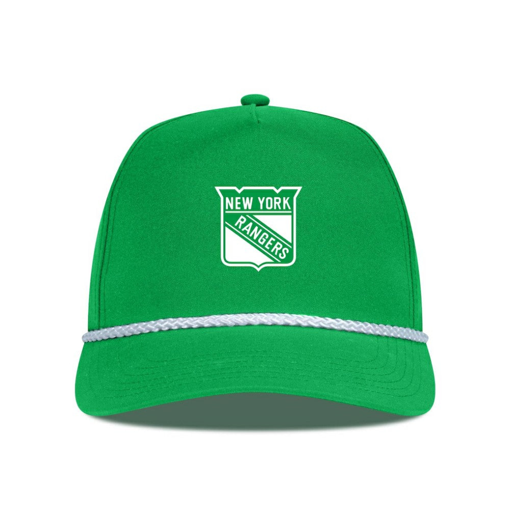 New York Rangers Levelwear St. Patrick's Day Gambit Rope Adjustable Hat - Kelly Green - NHL 203846237