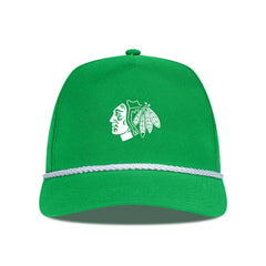 Chicago Blackhawks Levelwear St. Patrick's Day Gambit Rope Adjustable Hat - Kelly Green - NHL 203846239