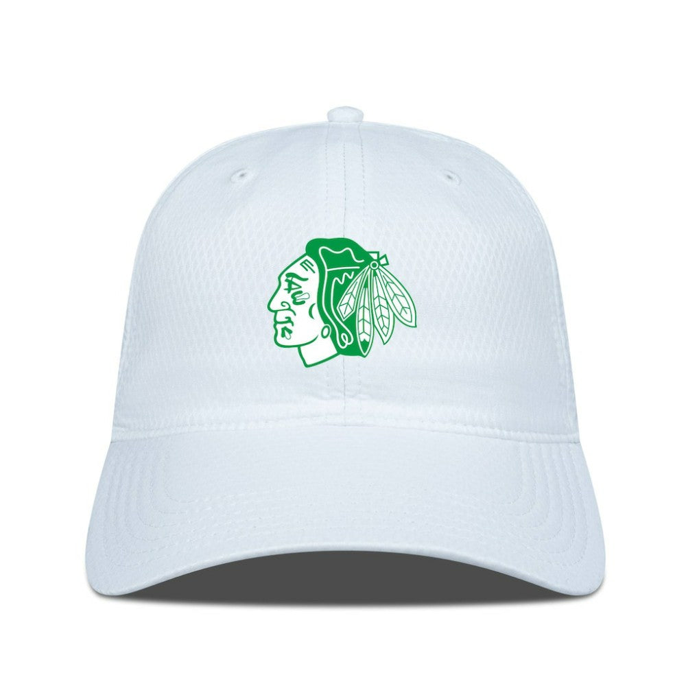 Chicago Blackhawks Levelwear Matrix Patch Adjustable Hat - White - NHL 203846240