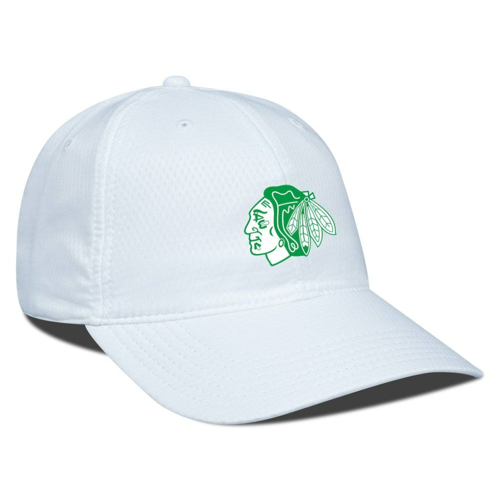 Chicago Blackhawks Levelwear Matrix Patch Adjustable Hat - White - NHL 203846240
