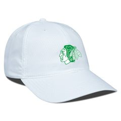 Chicago Blackhawks Levelwear Matrix Patch Adjustable Hat - White - NHL 203846240