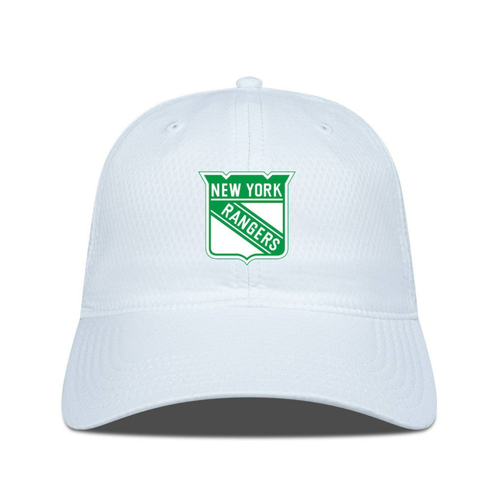 New York Rangers Levelwear Matrix Patch Adjustable Hat - White - NHL 203846241