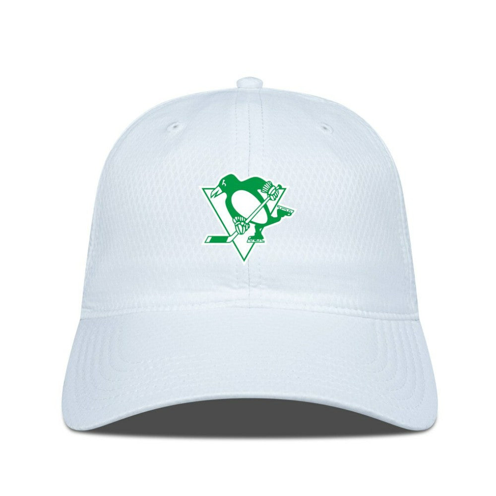 Pittsburgh Penguins Levelwear Matrix Patch Adjustable Hat - White - NHL 203846242