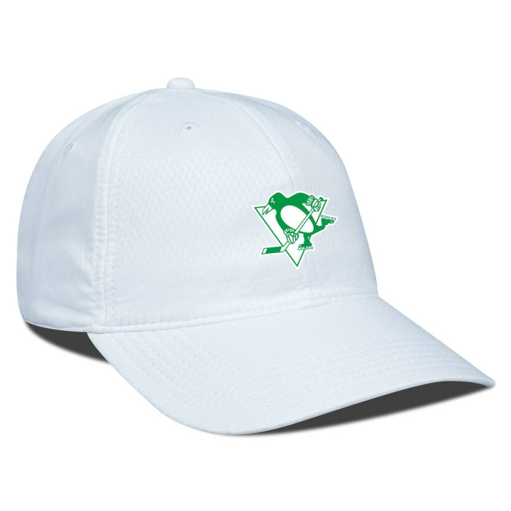 Pittsburgh Penguins Levelwear Matrix Patch Adjustable Hat - White - NHL 203846242