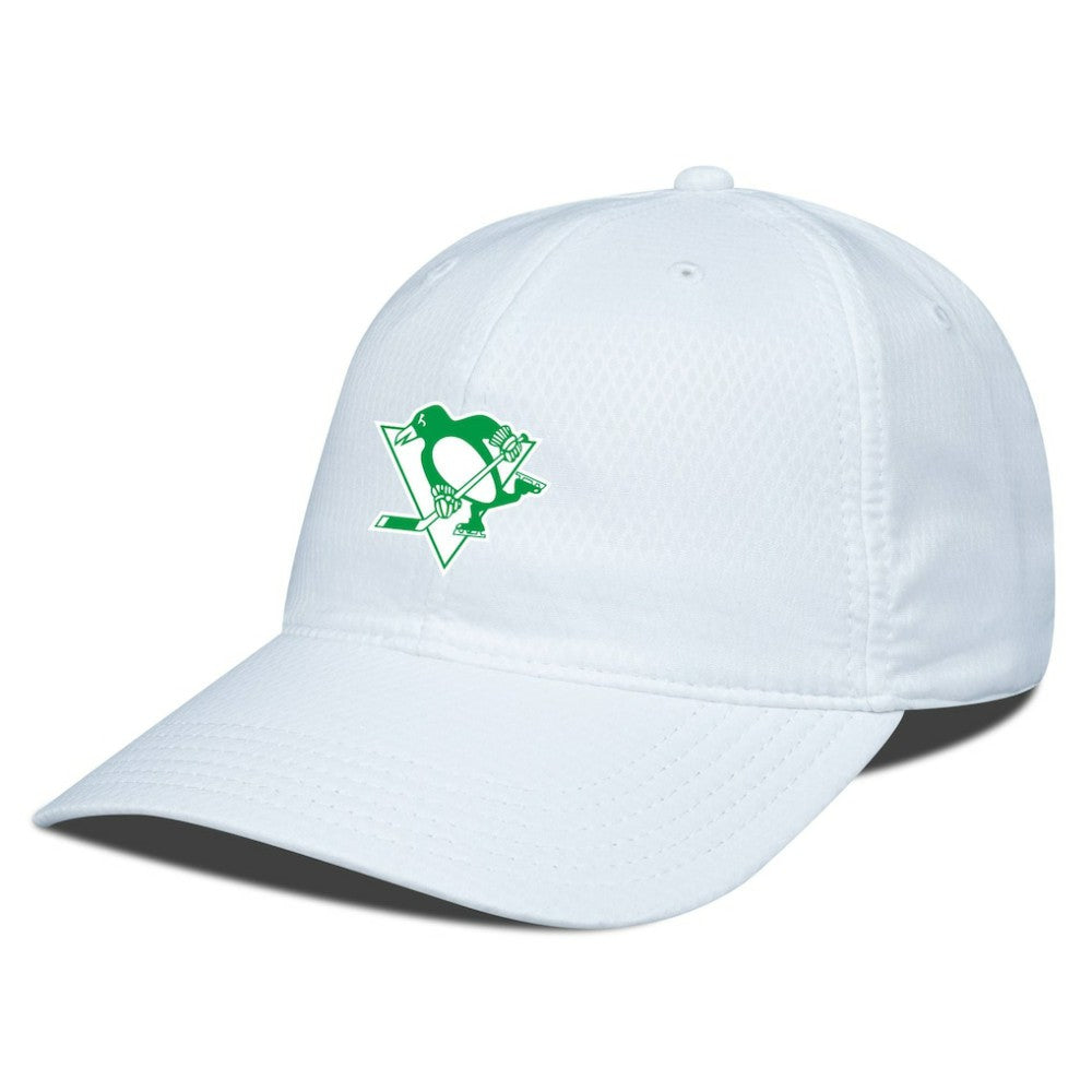 Pittsburgh Penguins Levelwear Matrix Patch Adjustable Hat - White - NHL 203846242