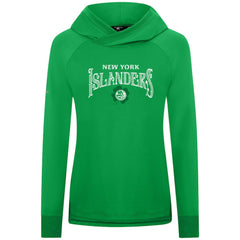 New York Islanders Levelwear Women's St. Patrick's Day Slender Raglan Hoodie - Kelly Green - NHL 203846487