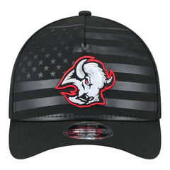 Buffalo Sabres New Era Game Day Stealth Flag 9FORTY A-Frame Adjustable Hat - Black - NHL 203847663