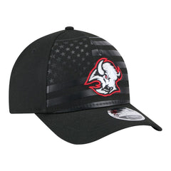 Buffalo Sabres New Era Game Day Stealth Flag 9FORTY A-Frame Adjustable Hat - Black - NHL 203847663