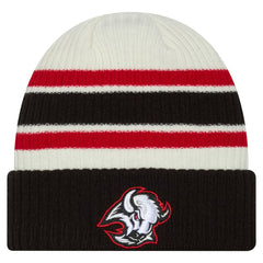 Buffalo Sabres New Era Vintage Cuffed Knit Hat - Cream/Black - NHL 203847664