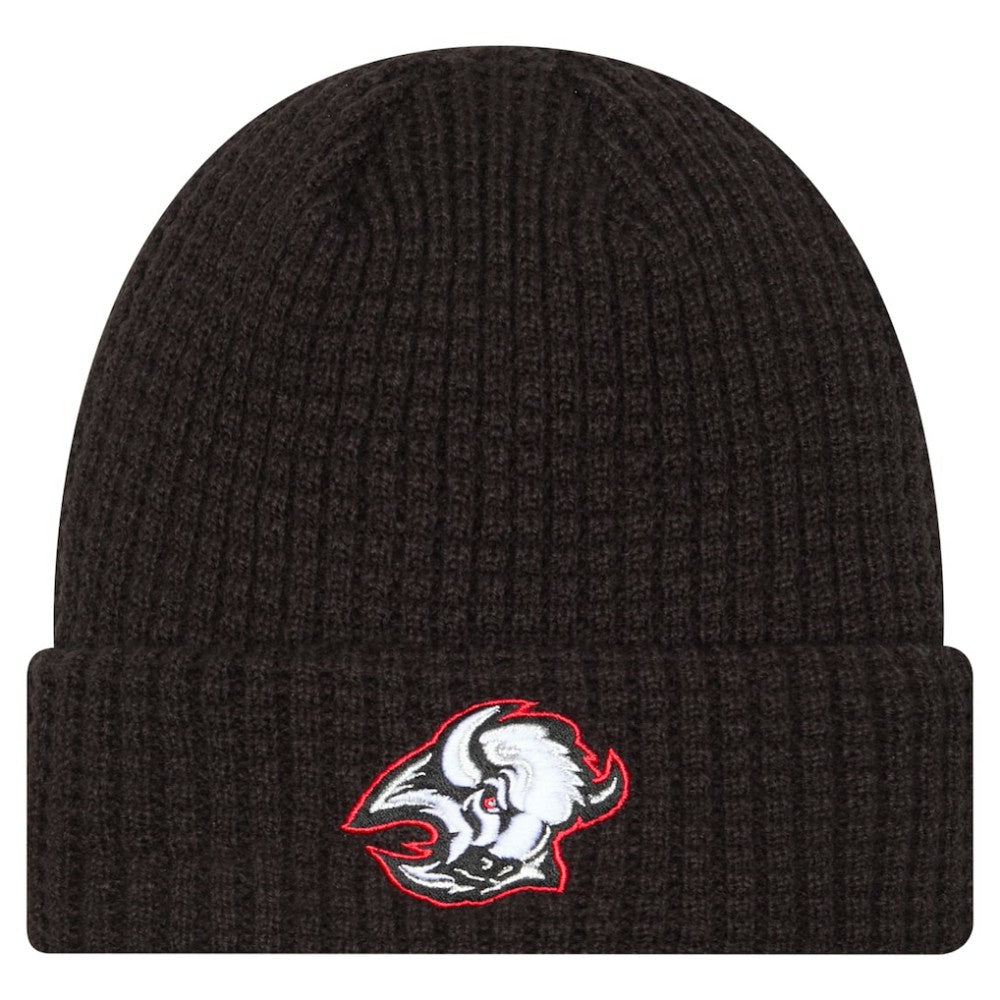 Buffalo Sabres New Era Waffle Cuffed Knit Hat - Black - NHL 203847667