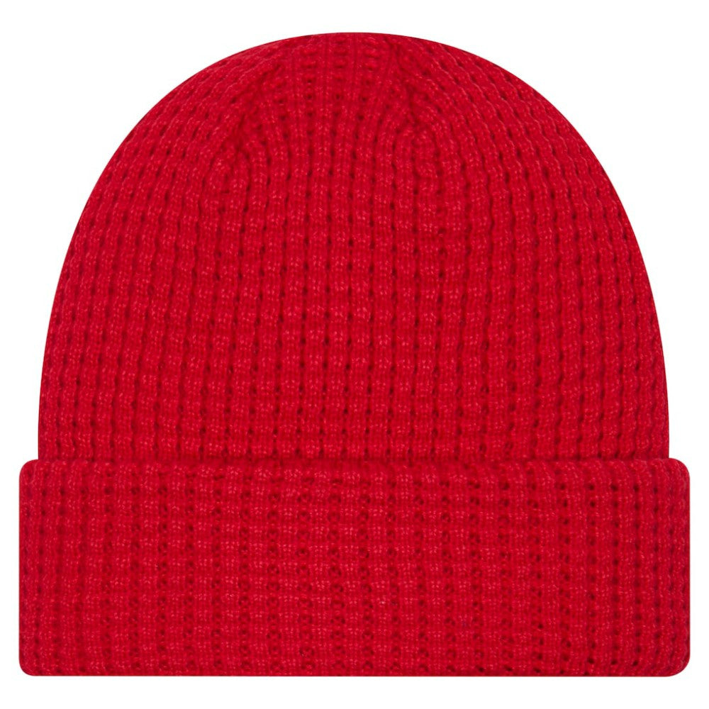 Detroit Red Wings New Era Waffle Cuffed Knit Hat - Red - NHL 203847669