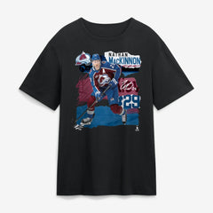Nathan MacKinnon Colorado Avalanche Fresh Ice T-Shirt - Black - NHL 203847701