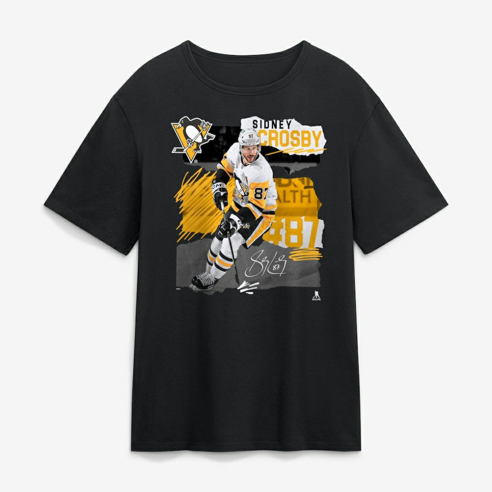 Sidney Crosby Pittsburgh Penguins Fresh Ice T-Shirt - Black - NHL 203847706