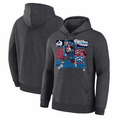Nathan MacKinnon Colorado Avalanche Fresh Ice Hoodie - Charcoal - NHL 203847711