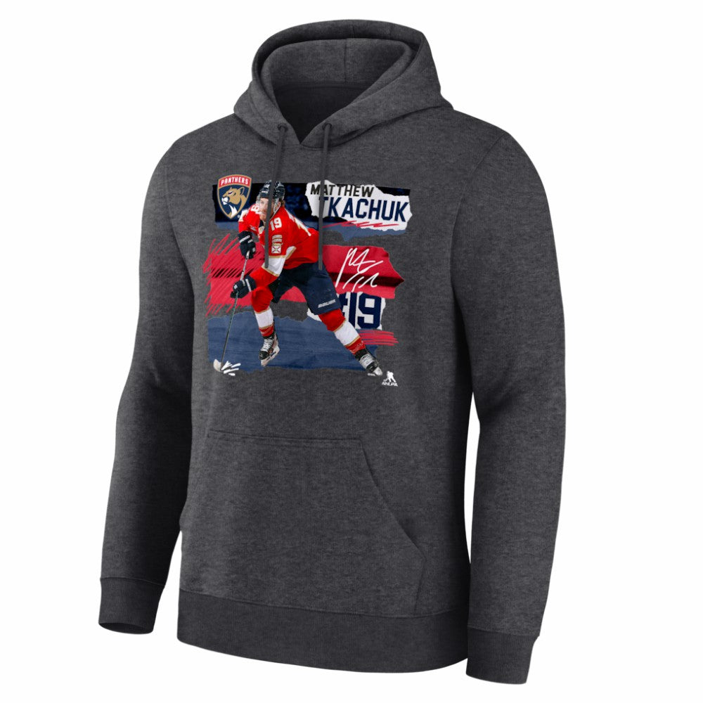 Matthew Tkachuk Florida Panthers Fresh Ice Hoodie - Charcoal - NHL 203847713