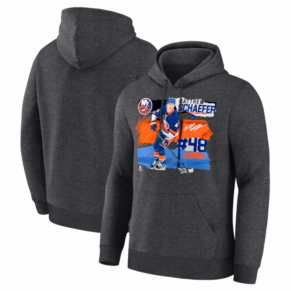 Matthew Schaefer New York Islanders Fresh Ice Hoodie - Charcoal - NHL 203847715