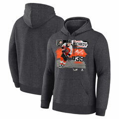 Matvei Michkov Philadelphia Flyers Fresh Ice Hoodie - Charcoal - NHL 203847716