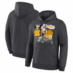 Sidney Crosby Pittsburgh Penguins Fresh Ice Hoodie - Charcoal - NHL 203847717
