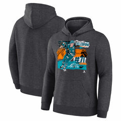 Macklin Celebrini San Jose Sharks Fresh Ice Hoodie - Charcoal - NHL 203847718
