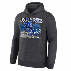 Nikita Kucherov Tampa Bay Lightning Fresh Ice Hoodie - Charcoal - NHL 203847719