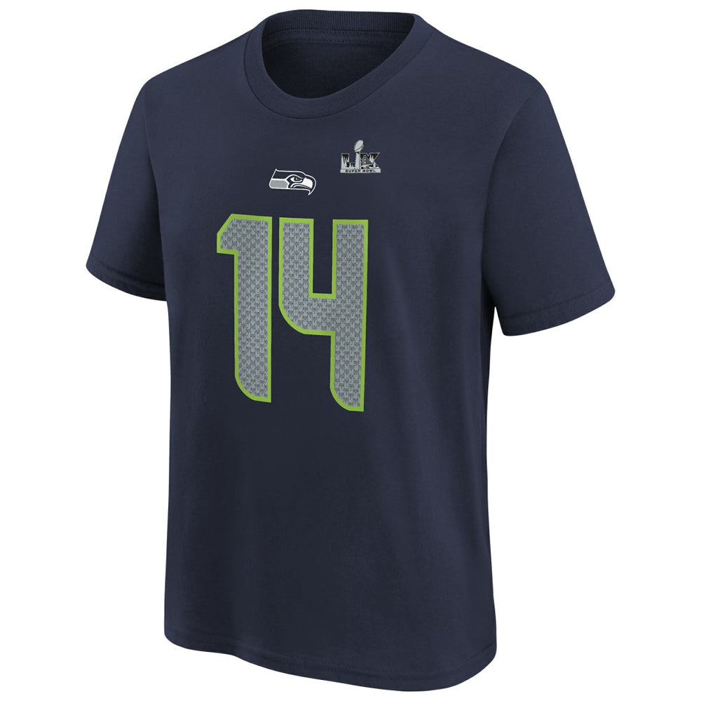Nike Sam Darnold Seattle Seahawks Youth Super Bowl LX Name & Number T-Shirt College Navy