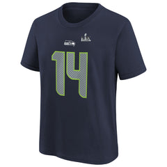 Nike Sam Darnold Seattle Seahawks Youth Super Bowl LX Name & Number T-Shirt College Navy