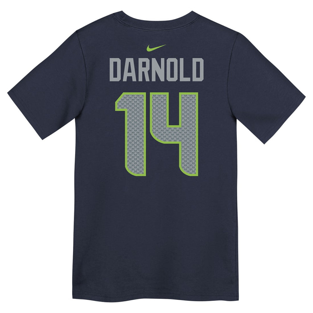 Nike Sam Darnold Seattle Seahawks Preschool Super Bowl LX Name & Number T-Shirt College Navy