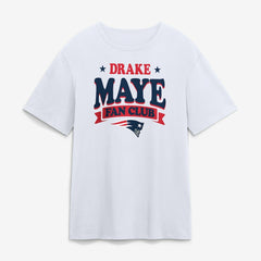 New England Patriots Drake Maye Fan Club T-Shirt White