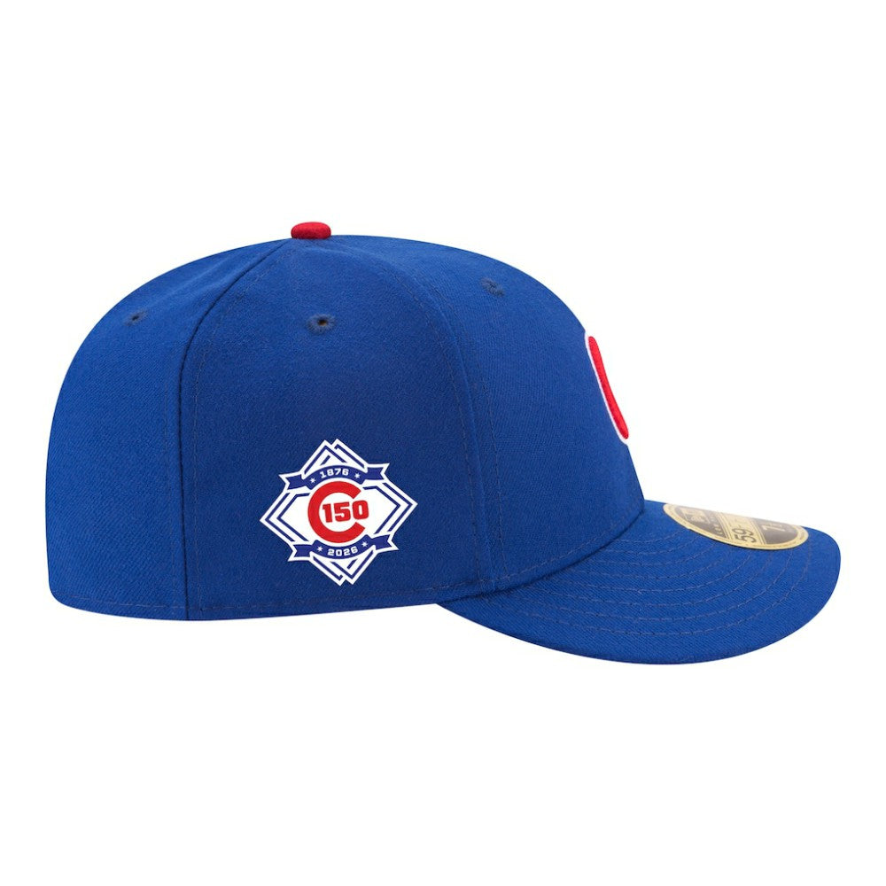 Chicago Cubs New Era 150th Anniversary Low Profile 59FIFTY Fitted Hat - Royal - New Era Discount
